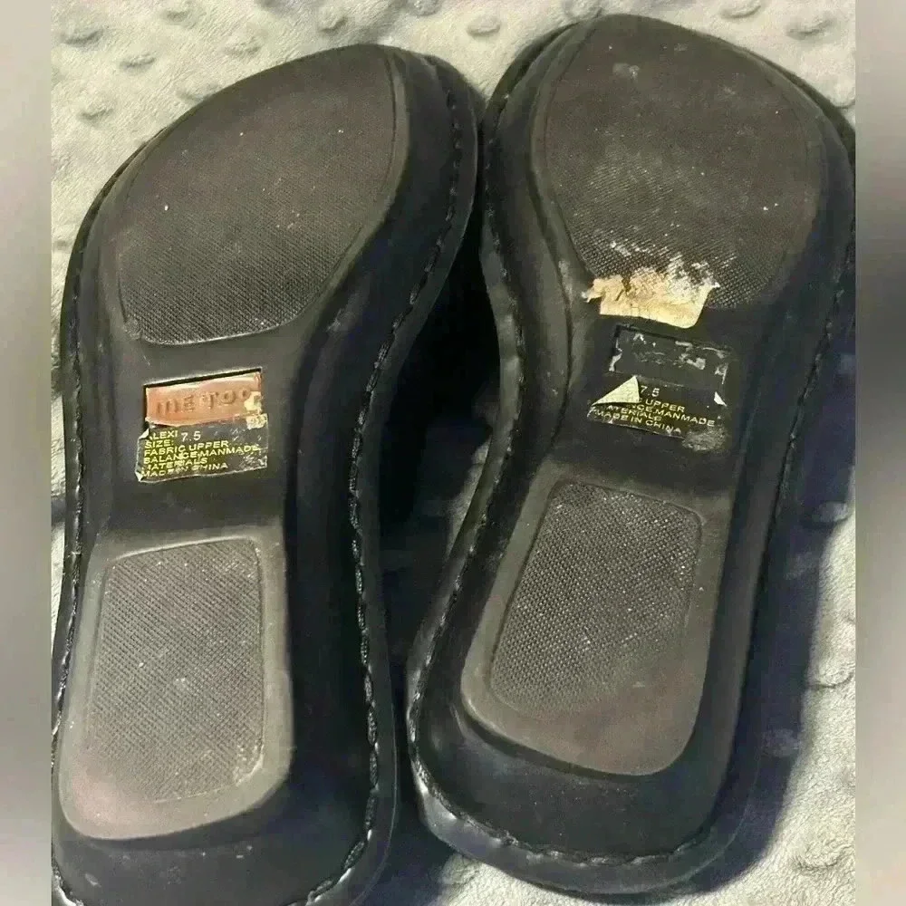 Me‎ Too Y2K Vintage Elastic Strap Slides Sandals, 7.5